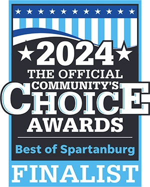 2024 Official Community's Choice Awards Best of Spartanburg Finalist for Water Heater repair in Boiling Springs SC.